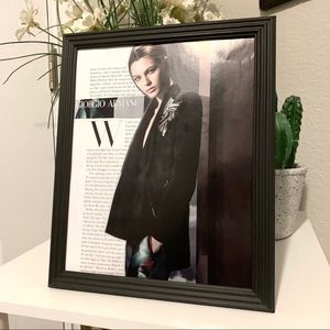 Giorgio Armani Blazer Collage Wall Art Editorial Fashion Print Chic Decor